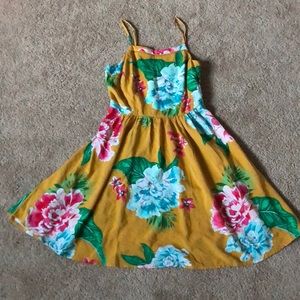 Floral Yellow Dress